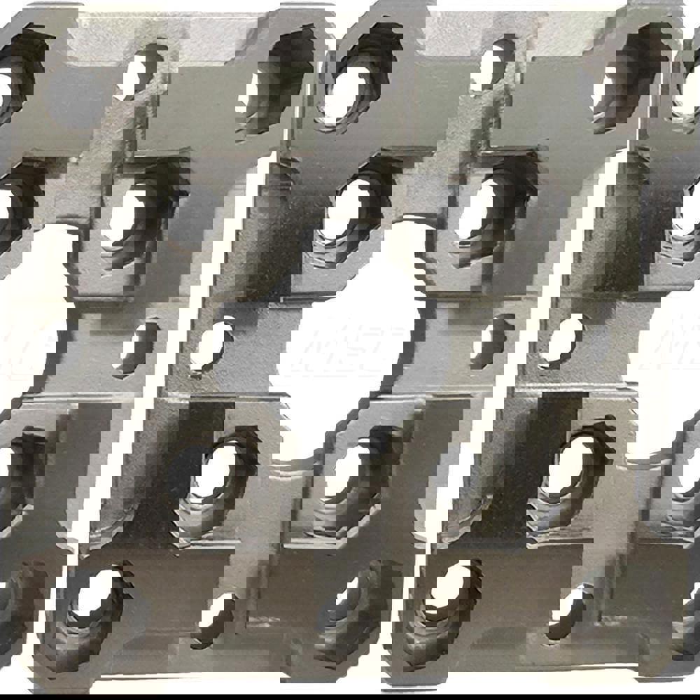 EDM Clamping Pallets; Plate Width/Diameter (mm): 70.00 ; Plate Length (mm): 70.00 ; Plate Thickness (mm): 12.50 ; Hardened: Yes ; Automatic Tool Changeable: Yes ; Flushing Duct: Yes